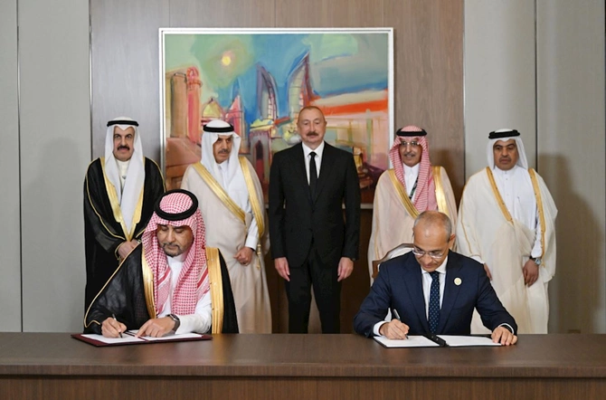 Prezident Ərəb Koordinasiya Qrupunun nümayəndələrini qəbul etdi — FOTOLAR