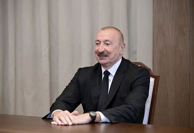 Prezident Ərəb Koordinasiya Qrupunun nümayəndələrini qəbul etdi — FOTOLAR
