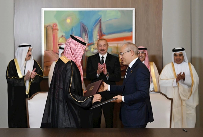 Prezident Ərəb Koordinasiya Qrupunun nümayəndələrini qəbul etdi — FOTOLAR