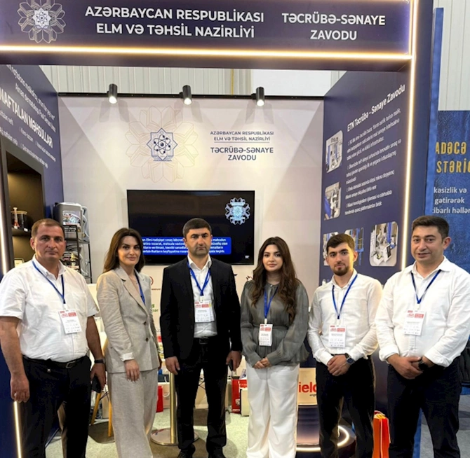 Təcrübə-Sənaye Zavodu Yerli Şirkətlərin Tanıtım Sərgisində təmsil olunur — FOTOLAR Təcrübə-Sənaye Zavodu Yerli Şirkətlərin Tanıtım Sərgisində təmsil olunur — FOTOLAR