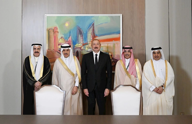 Prezident Ərəb Koordinasiya Qrupunun nümayəndələrini qəbul etdi — FOTOLAR