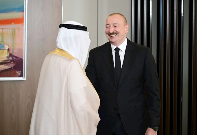 Prezident Ərəb Koordinasiya Qrupunun nümayəndələrini qəbul etdi — FOTOLAR