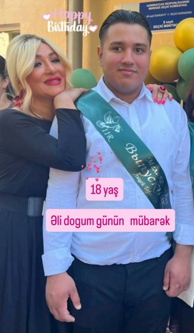 Mətanətdən oğlu ilə bağlı paylaşım — FOTO