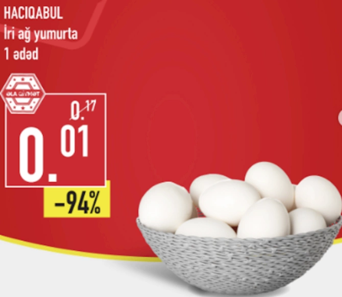 Azərbaycanda yumurta ucuzlaşdı — FOTOLAR