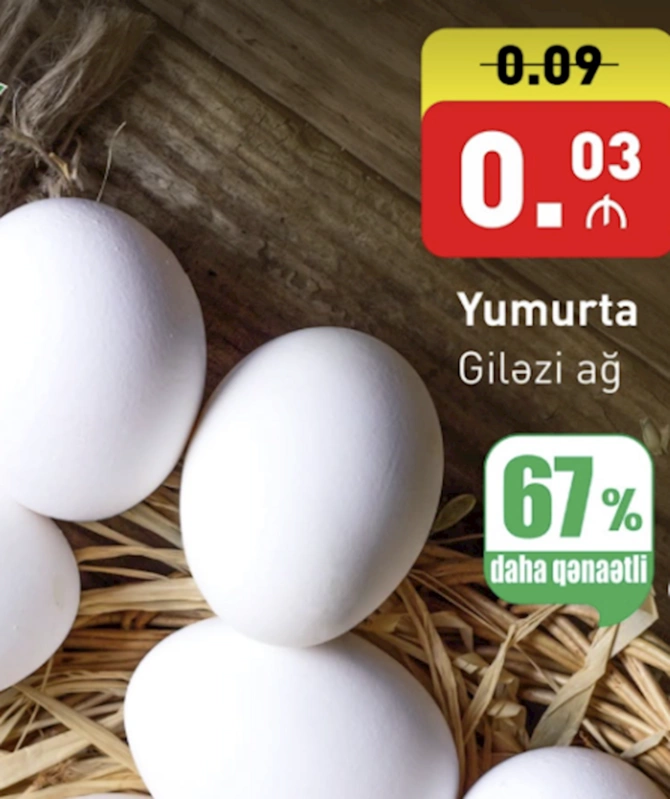Azərbaycanda yumurta ucuzlaşdı — FOTOLAR