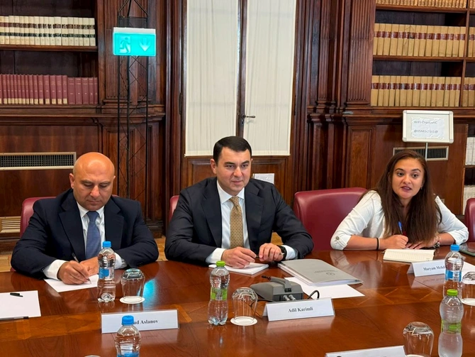 Azərbaycan və İtaliya arasında mədəni əməkdaşlığın yeni istiqamətləri müzakirə olunub — FOTOLAR