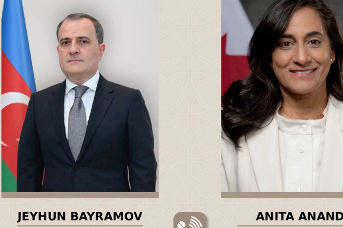 Ceyhun Bayramov kanadalı həmkarı ilə danışdı
