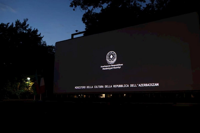 Romanın “Casa del Cinema” mərkəzində “Tağıyev: Neft” filminin premyerası keçirilib — FOTOLAR