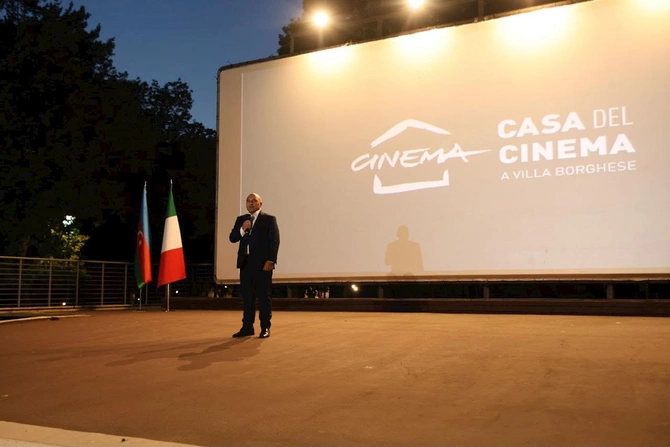 Romanın “Casa del Cinema” mərkəzində “Tağıyev: Neft” filminin premyerası keçirilib — FOTOLAR