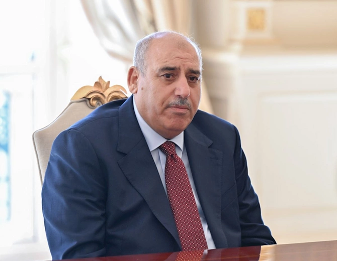 İlham Əliyev İordaniya Haşimilər Krallığı Nümayəndələr Palatasının nümayəndə heyətini qəbul edib — FOTOLAR