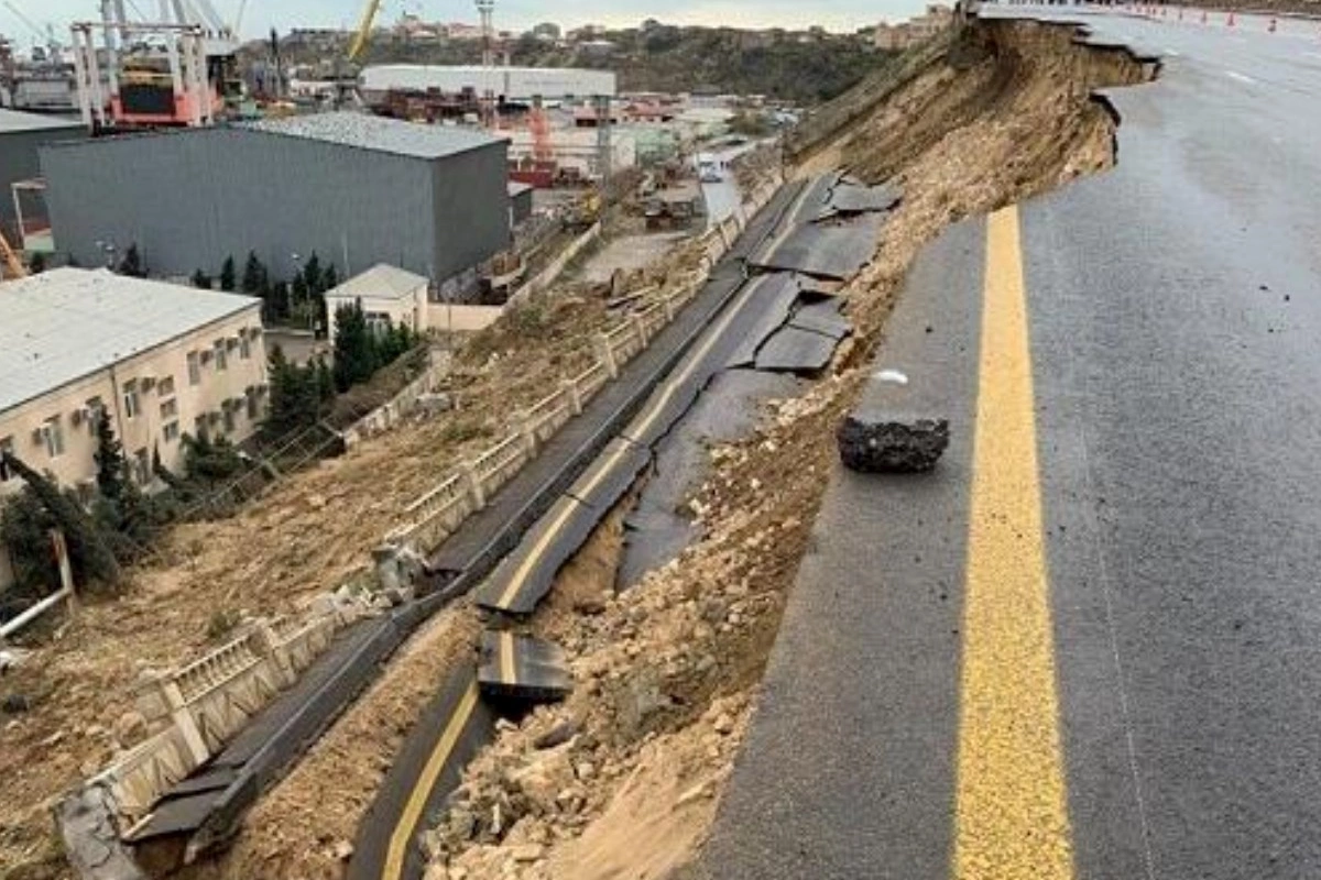 Quba-Qusar sərhədində sürüşmə qeydə alındı