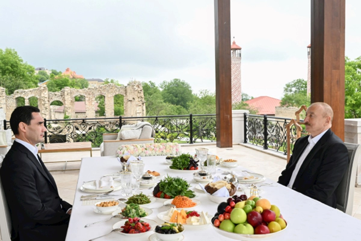 Şuşada birgə nahar etdilər — FOTO