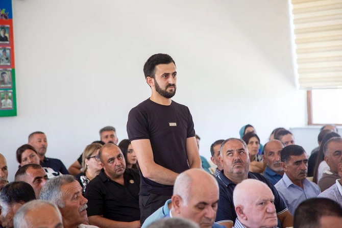 Rüstəm Xəlilov Şorsulu kəndində qəbul keçirdi — FOTOLAR