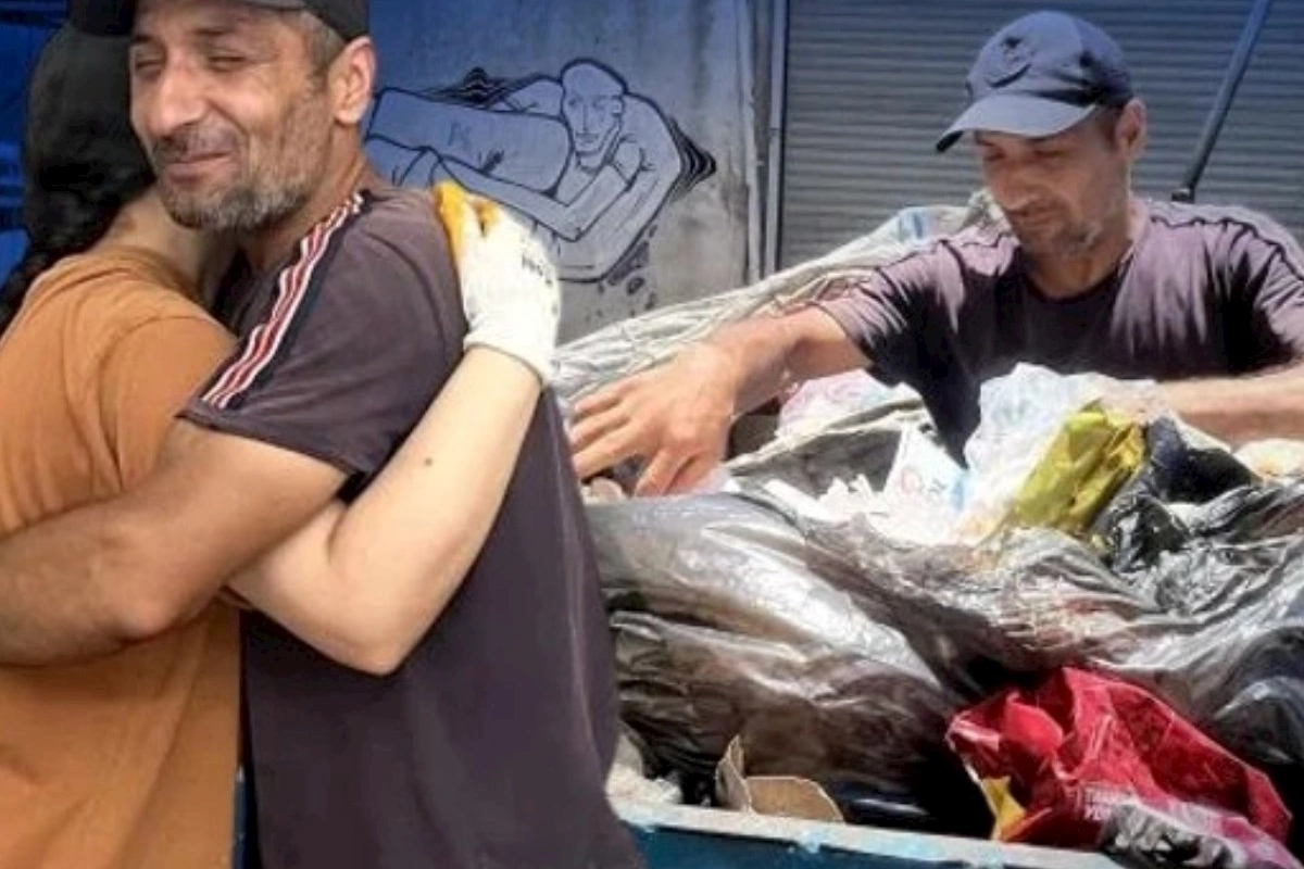 33 illik zəhmətin bəhrəsi: Küçələrdən zibil topladı, uşaqlarını oxutdu — FOTOLAR