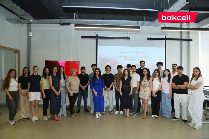 Bakcell-in dəstəyi ilə keçirilən “SummerStack Bootcamp” başladı — FOTOLAR Bakcell-in dəstəyi ilə keçirilən “SummerStack Bootcamp” başladı — FOTOLAR