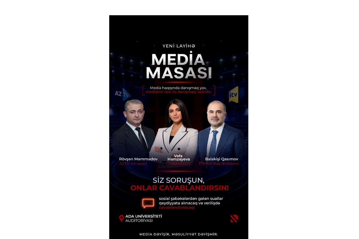 Real TV-də yeni layihə — Televiziya rəhbərləri açıq müzakirəyə çıxır