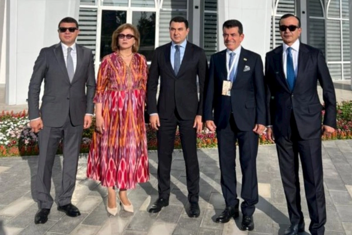 Adil Kərimli Özbəkistanda açılışda — FOTO