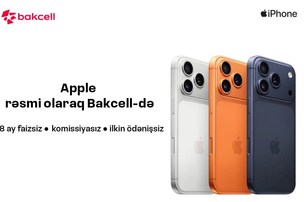 Apple məhsullarını rəsmi olaraq Bakcell Shop-da əldə et!