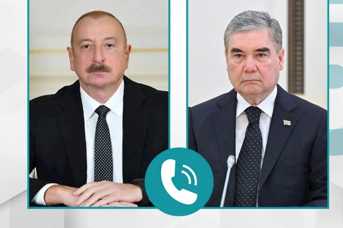 İlham Əliyevlə Qurbanqulu Berdiməhəmmədov arasında telefon danışığı olub