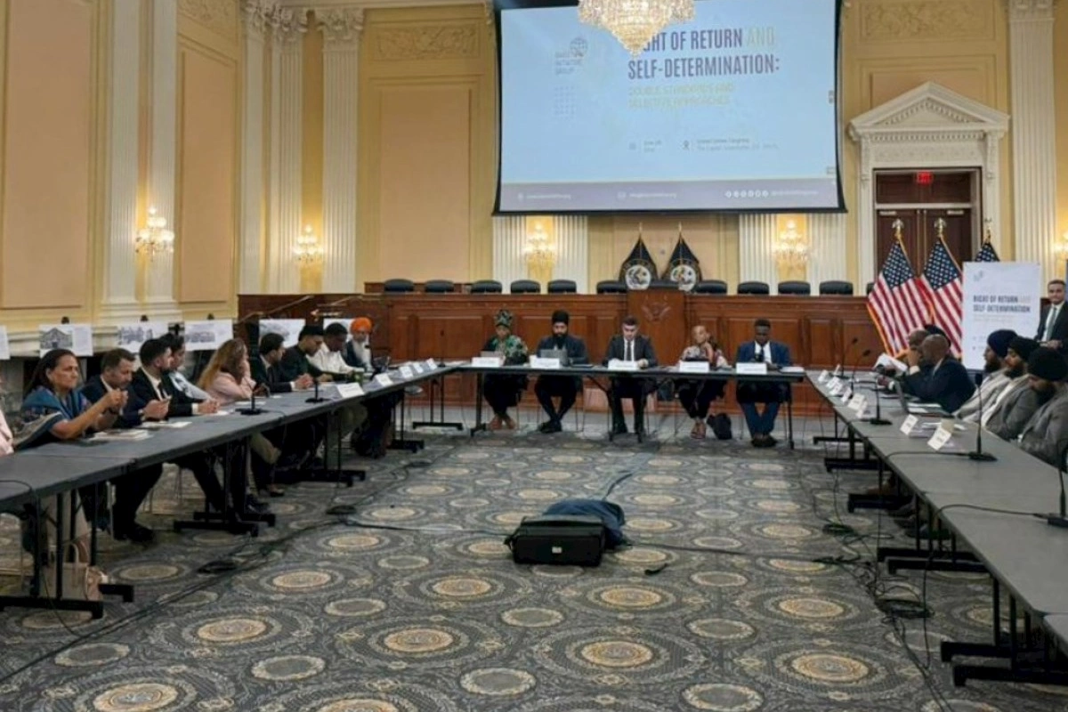 ABŞ Konqresində azərbaycanlıların Ermənistanda etnik təmizləməyə məruz qalmasına dair konfrans keçirilib — FOTOLAR