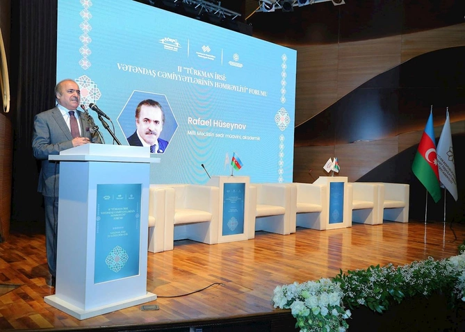 Bakıda ərəb dünyası türkmanları ilə forum keçirildi — FOTOLAR
