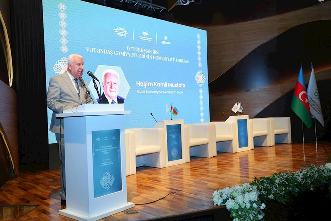 Bakıda ərəb dünyası türkmanları ilə forum keçirildi — FOTOLAR