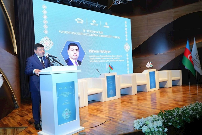 Bakıda ərəb dünyası türkmanları ilə forum keçirildi — FOTOLAR