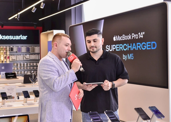 Qafqazın ilk rəsmi “Apple Shop”u “Kontakt”da fəaliyyətə başladı — Apple ekosistemi bir məkanda (FOTOLAR)