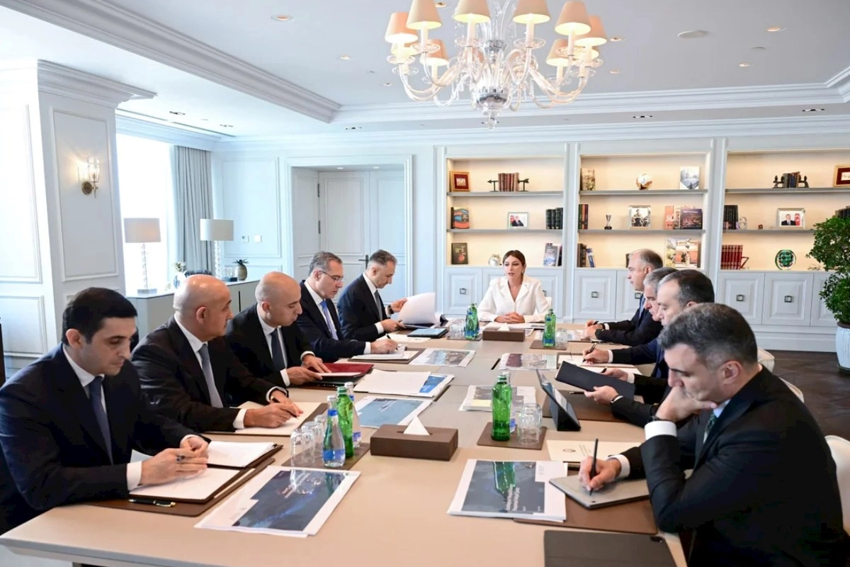 Mehriban Əliyevanın sədrliyi ilə Rəqəmsal İnkişaf Şurasının ilk iclası keçirilib — FOTOLAR