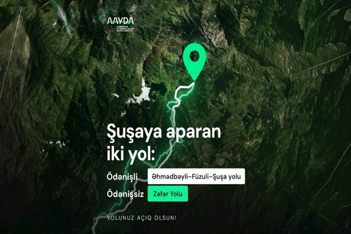 Ödənişli Şuşa yolu istifadəyə verildi — VİDEO