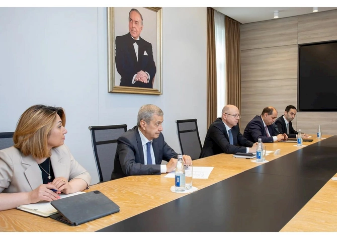 Azərbaycan Almaniya ilə qaz tədarükü və enerji keçidini müzakirə edib — FOTOLAR