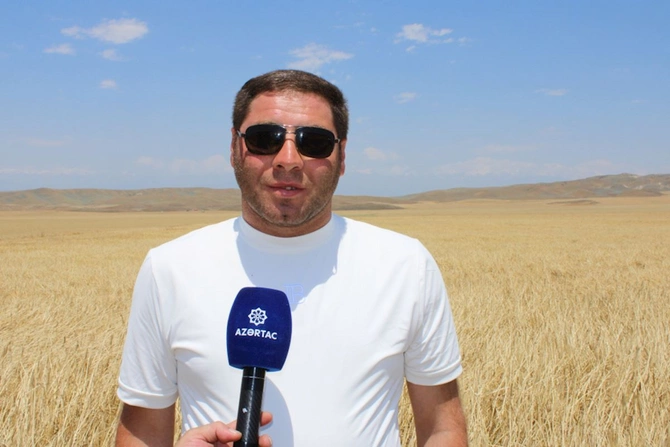 Oğuzlu fermer: Dövlət Proqramının qəbul olunması və xüsusən taxılçılıqla bağlı tezislər bizdə gələcəyə inamı artırır — VİDEO/FOTOLAR