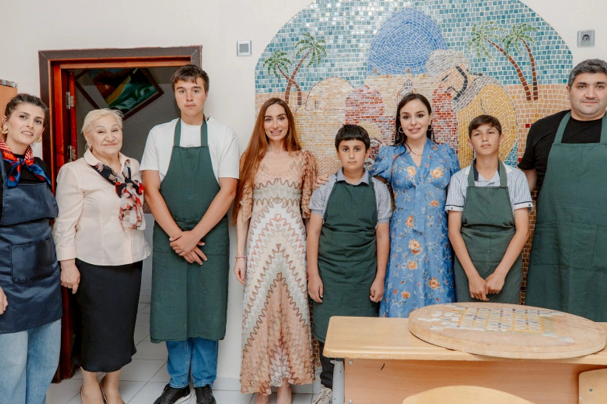 Leyla və Arzu Əliyevalar internat tipli ümumtəhsil məktəbində — FOTOLAR