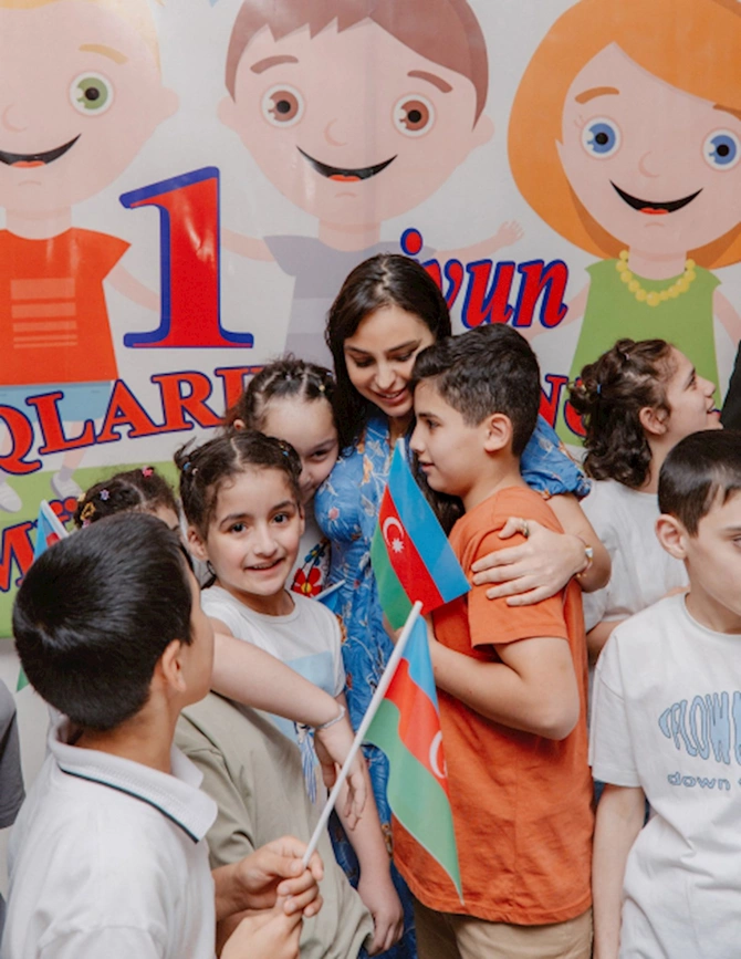 Leyla və Arzu Əliyevalar internat tipli ümumtəhsil məktəbində — FOTOLAR
