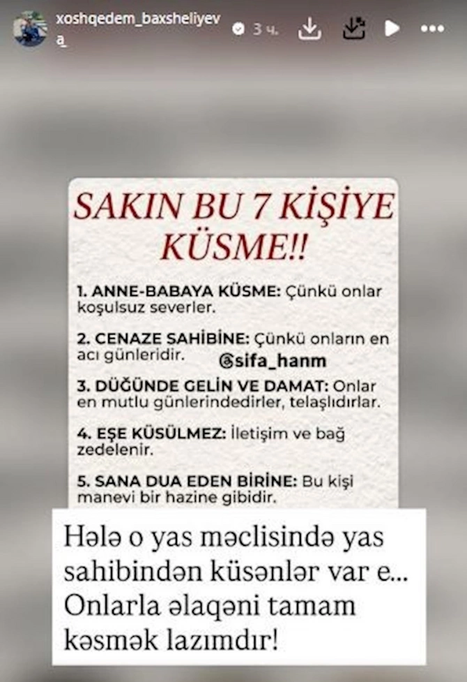 Həmin insanlarla əlaqəni kəsmək lazımdır — FOTO Həmin insanlarla əlaqəni kəsmək lazımdır — FOTO