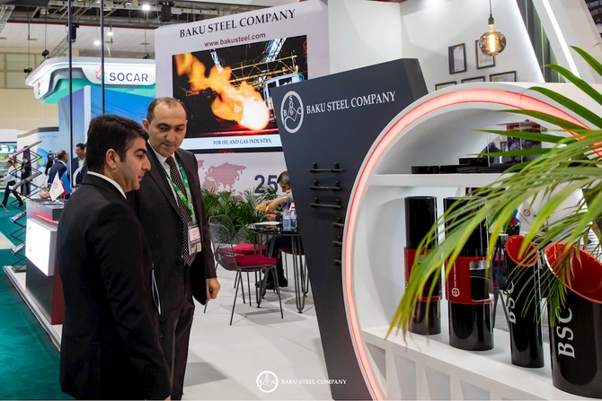 Baku Steel Company Caspian Oil & Gas 2026 sərgisində — FOTOLAR
