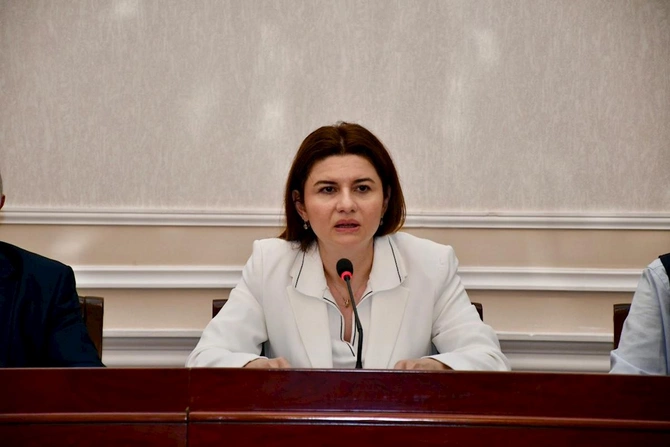 Geologiya İnstitutunda yeni təyinat kollektivə təqdim edildi — FOTOLAR