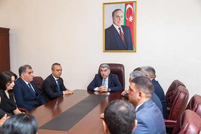 Salyanda Su təsərrüfatı və meliorasiya işçilərinin peşə bayramı qeyd edildi — FOTOLAR