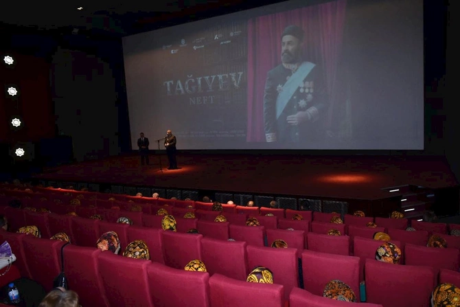 Türkmənistanda Azərbaycan Mədəniyyəti Günləri Tağıyev: Neft bədii filminin nümayişi ilə başladı — FOTOLAR