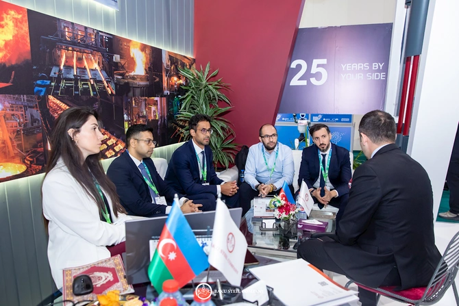 Baku Steel Company Caspian Oil & Gas 2026 sərgisində — FOTOLAR