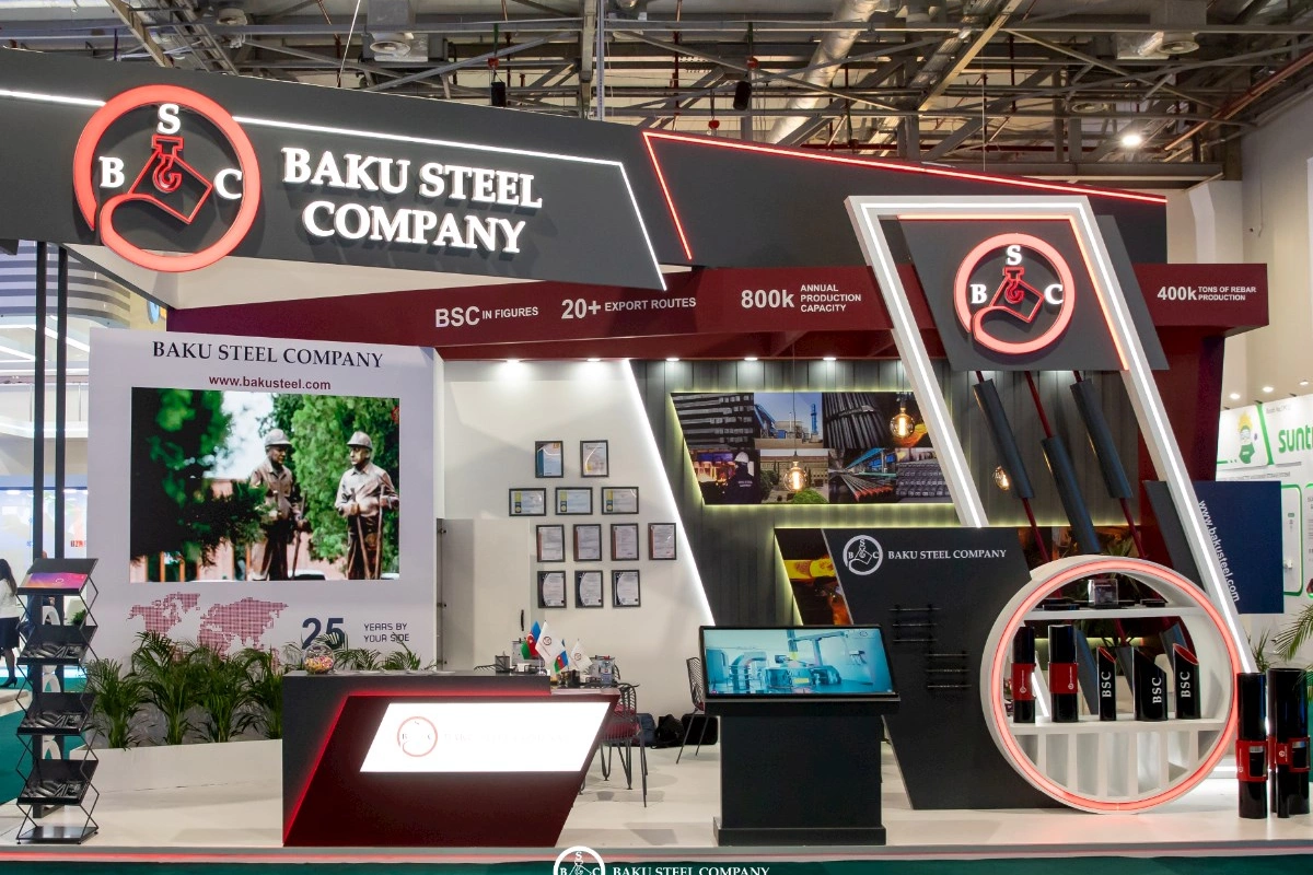 Baku Steel Company Caspian Oil & Gas 2026 sərgisində — FOTOLAR