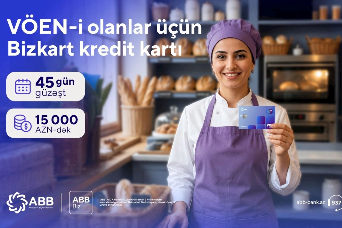 ABB-dən kiçik sahibkarlara böyük imkanlar yaradan biznes kartı