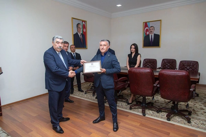 Salyanda Su təsərrüfatı və meliorasiya işçilərinin peşə bayramı qeyd edildi — FOTOLAR