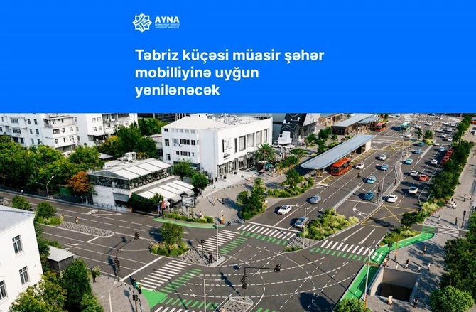 Bakının bu küçəsi tamamilə yenilənəcək — FOTOLAR