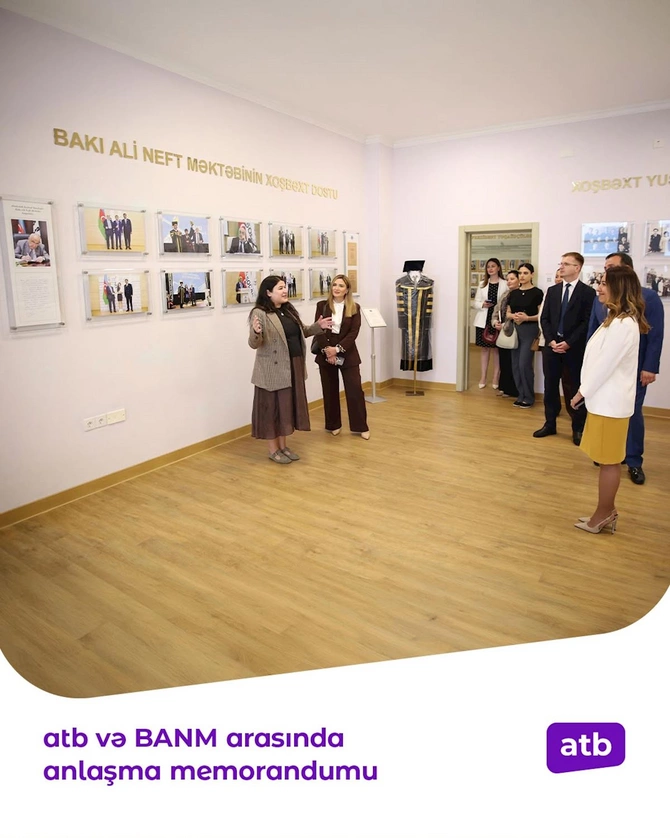 Azər Türk Bank və Bakı Ali Neft Məktəbi arasında Anlaşma Memorandumu imzalanıb — FOTOLAR Azər Türk Bank və Bakı Ali Neft Məktəbi arasında Anlaşma Memorandumu imzalanıb — FOTOLAR