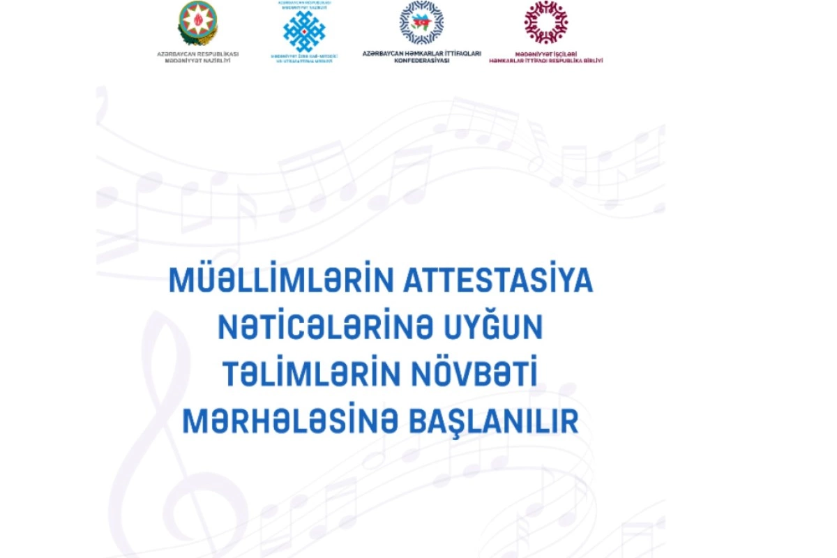 Müəllimlərin attestasiya nəticələrinə uyğun olaraq təlimlər keçiriləcək