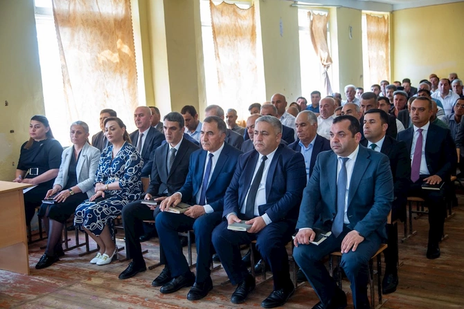 Salyanda növbəti səyyar qəbul keçirilib — FOTOLAR