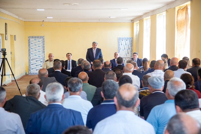 Salyanda növbəti səyyar qəbul keçirilib — FOTOLAR