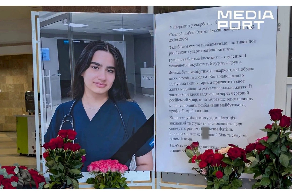 Məzun xalatı və papağı hadisə yerində qalıb... — VİDEO