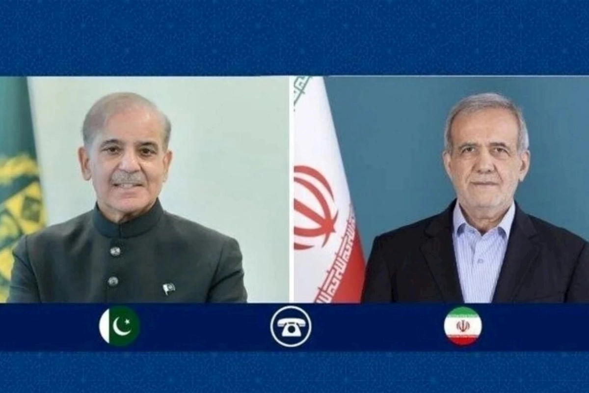 Şahbaz Şərif və Məsud Pezeşkian regional vəziyyəti müzakirə ediblər